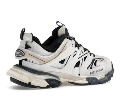 Balenciaga Track Worn Out In White Black