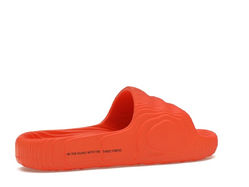 adidas Adilette 22 Slides Orange Core Black
