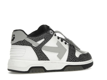 OFF-WHITE Out Of Office OOO Low Tops Black Grey with Dots