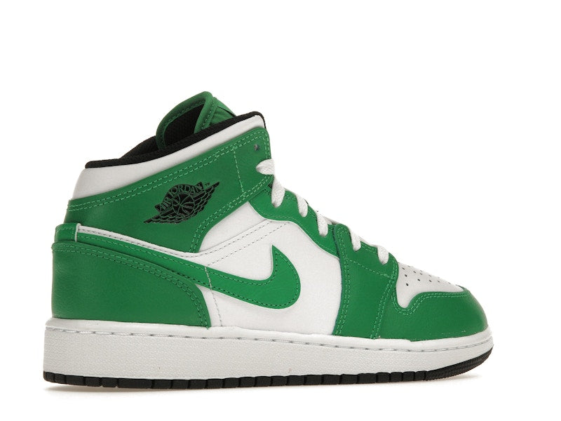 Jordan 1 Mid Lucky Green (GS)