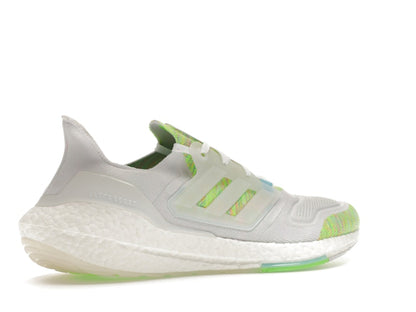 adidas Ultra Boost 22 White Bliss Blue Solar Green