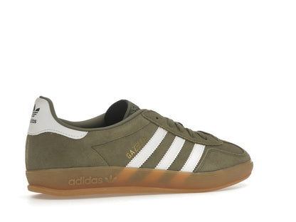 adidas Gazelle Indoor Olive Strata Cloud White Gum