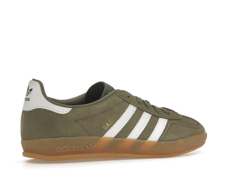 adidas Gazelle Indoor Olive Strata Cloud White Gum