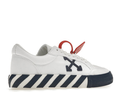 OFF-WHITE Vulcanized Low White Blue Canvas