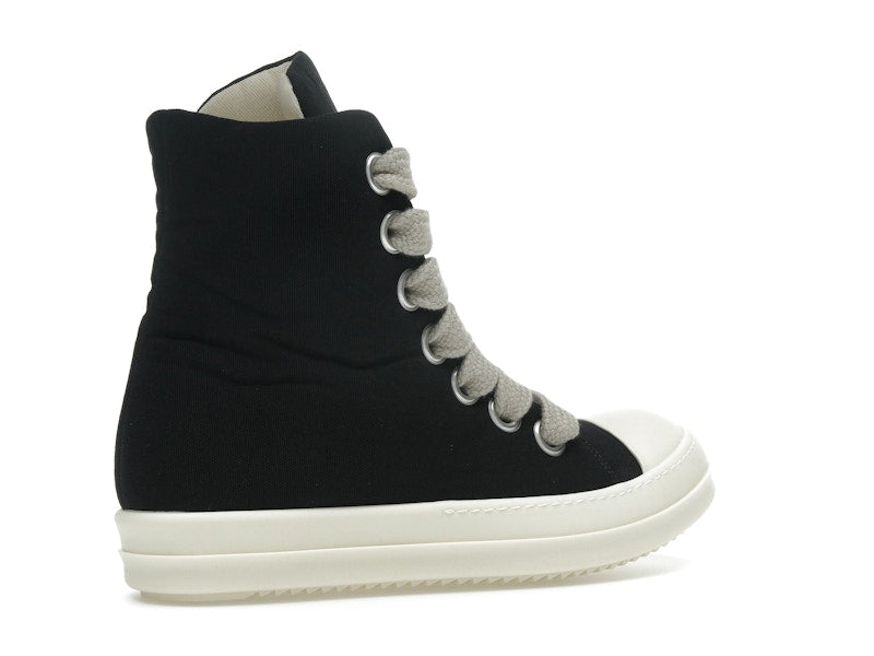 Rick Owens DRKSHDW Hollywood Jumbo Lace Puffer High Top Black Milk