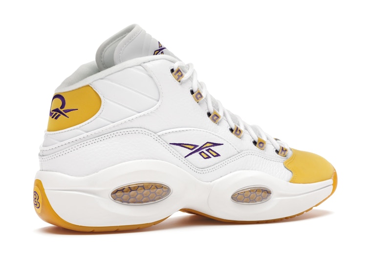 Reebok Question Mid Yellow Toe