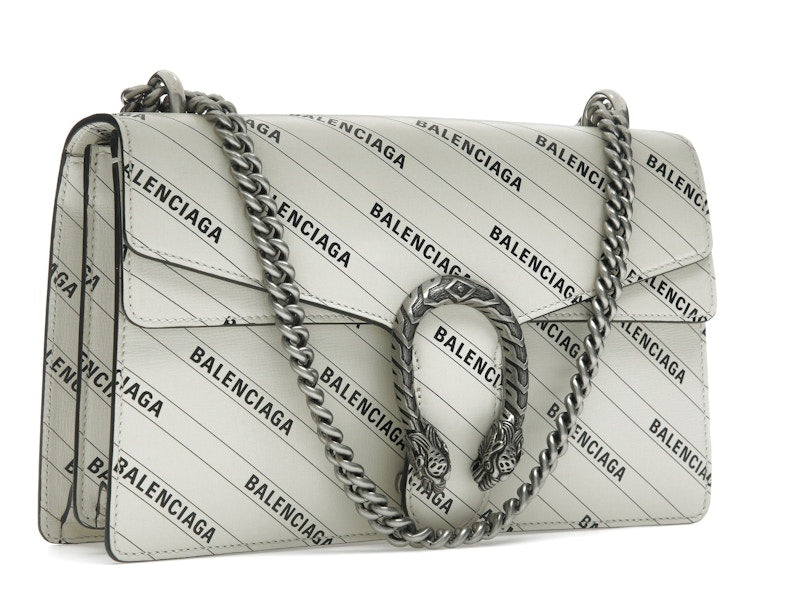 Gucci x Balenciaga The Hacker Project Small Dionysus Bag White