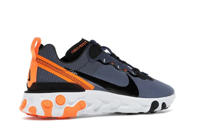 Nike React Element 55 SE Midnight Navy Total Orange