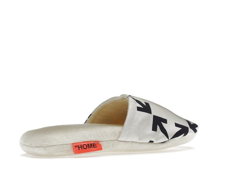 OFF-WHITE Arrow Pattern Slippers White/Black
