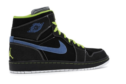 Jordan 1 Retro High Black Cyber Blue Sapphire