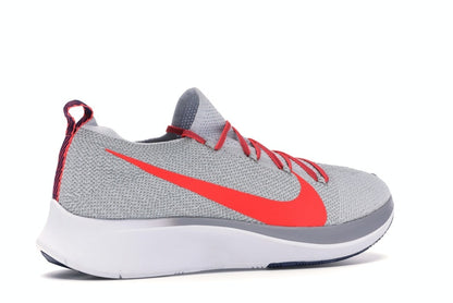 Nike Zoom Fly Flyknit Pure Platinum Bright Crimson