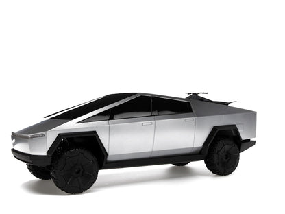 Hot Wheels x Tesla Cybertruck 1:10 Scale RC Car (2021 Version w/ Cyberquad)
