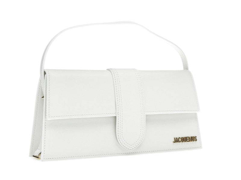 Jacquemus Le Bambino Long Shoulder Bag White