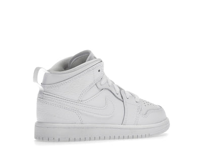 Jordan 1 Mid Triple White (2021) (PS)
