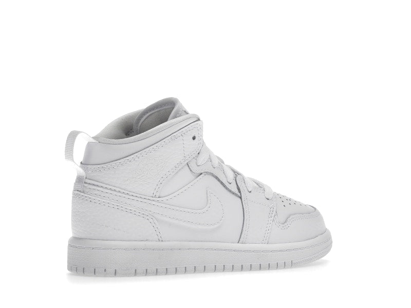 Jordan 1 Mid Triple White (2021) (PS)