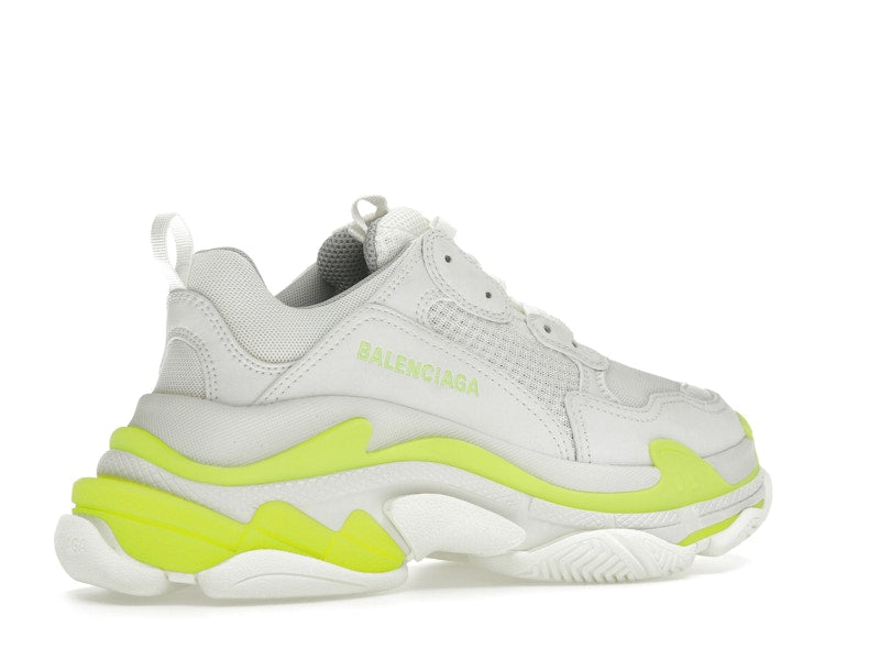 Balenciaga Triple S White Fluo Yellow (Women's)