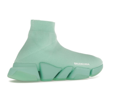 Balenciaga Speed 2.0 Recycled Transparent Sole Green