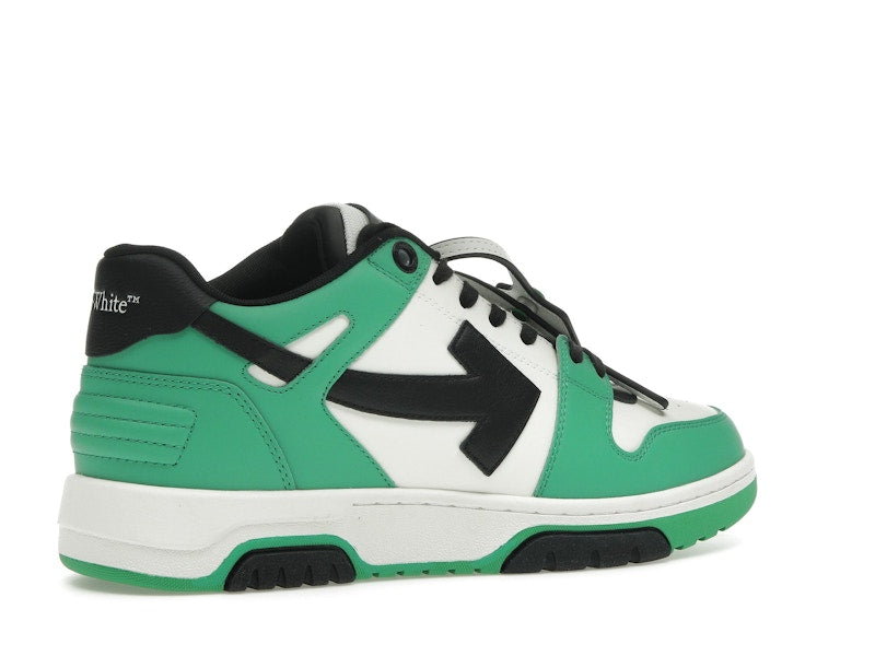 OFF-WHITE Out Of Office "OOO" Low Tops Green Black