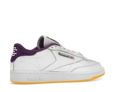 Reebok Club C 85 Eric Emanuel White Purple Yellow