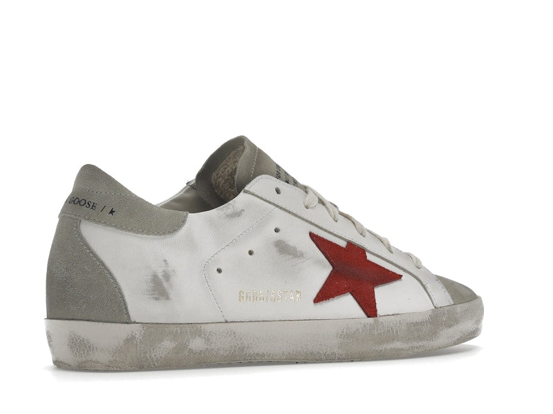 Golden Goose Super-Star White Grey Red (Women's)