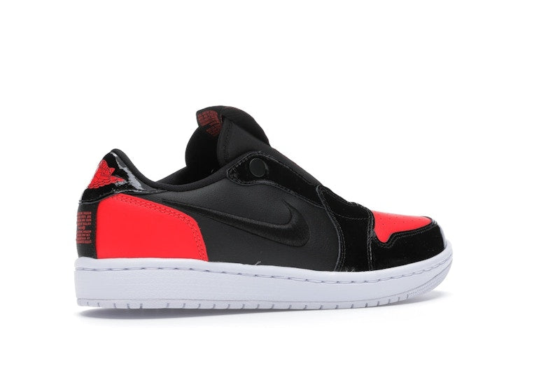 Jordan 1 Low Slip Black Hot Punch (Women's)