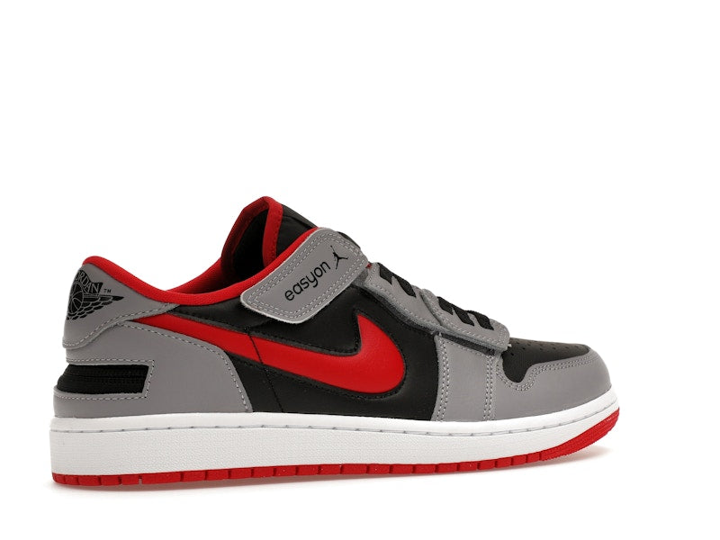 Jordan 1 Low Flyease Fire Red Cement Grey