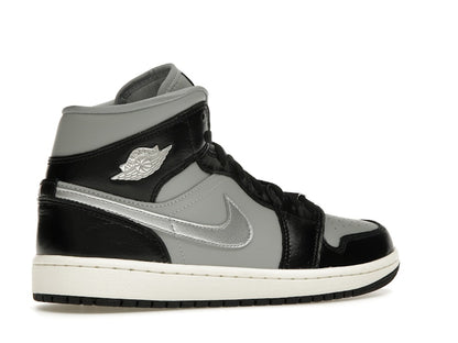 Jordan 1 Mid SE Black Metallic Silver (Women's)