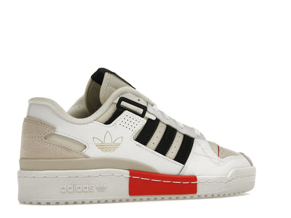 adidas Forum Exhibit Low White Vivid Red