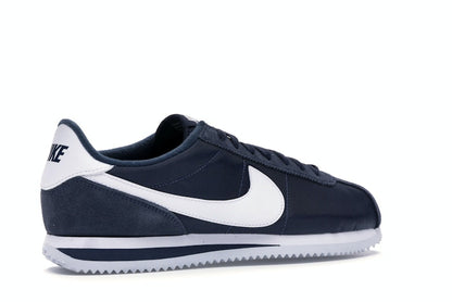 Nike Cortez Basic Nylon Obsidian White-Metallic Silver