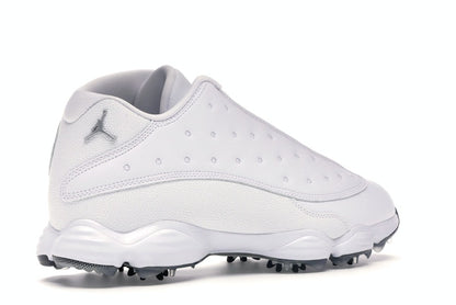 Jordan 13 Retro Golf Cleat White Black