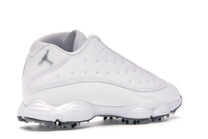 Jordan 13 Retro Golf Cleat White Black