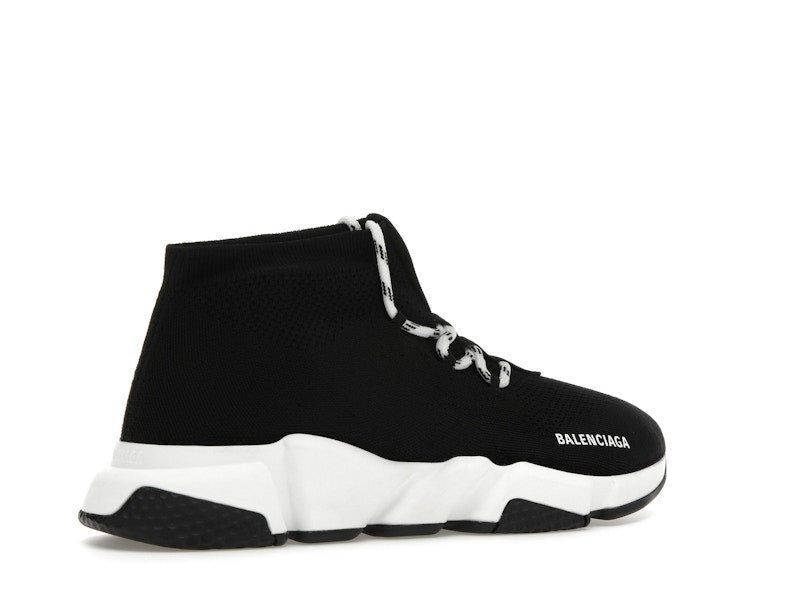 Balenciaga Speed Lace Up Black White (Women's)