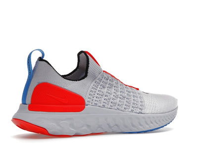 Nike React Phantom Run Flyknit 2 Football Grey Bright Crimson (Women's)