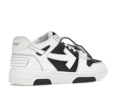 OFF-WHITE Out Of Office OOO Low Tops Black White