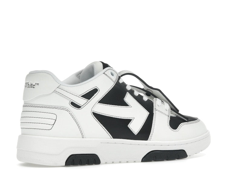 OFF-WHITE Out Of Office OOO Low Tops Black White