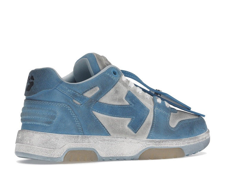 OFF-WHITE OOO Low Out Of Office Suede White Light Blue