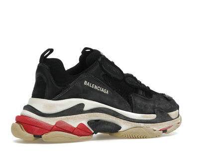 Balenciaga Triple S DIY Black Red White