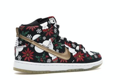Nike SB Dunk High Concepts Ugly Christmas Sweater Black (Special Box)