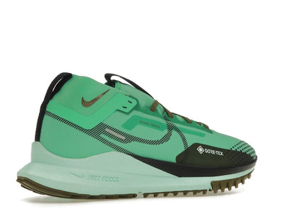 Nike React Pegasus Trail 4 Gore-Tex Spring Green Olive Flak Mint Foam Black