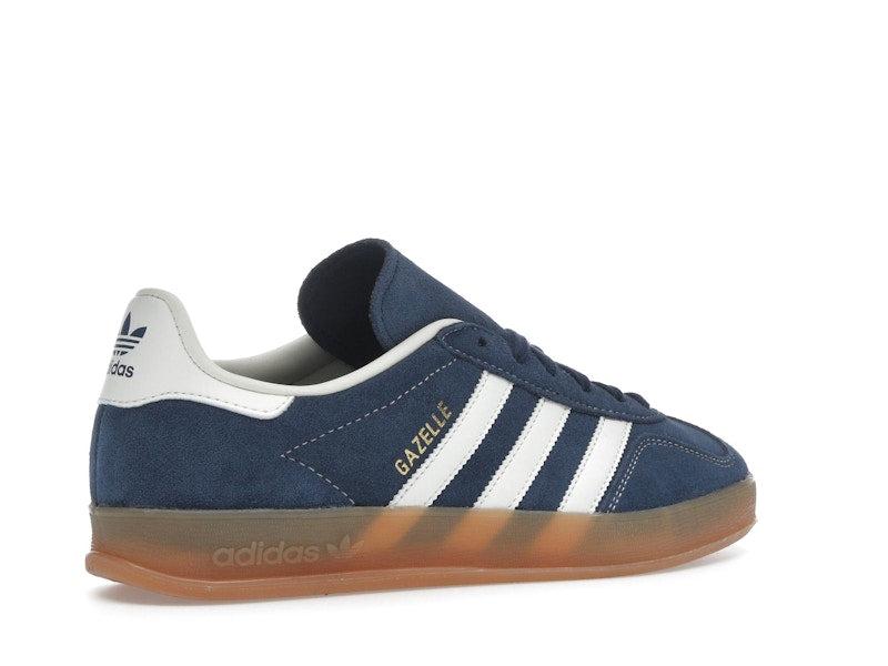 adidas Gazelle Indoor Night Indigo Off White Gold Metallic