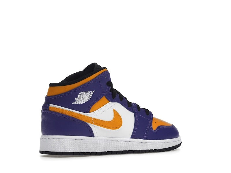 Jordan 1 Mid Lakers (2022) (GS)
