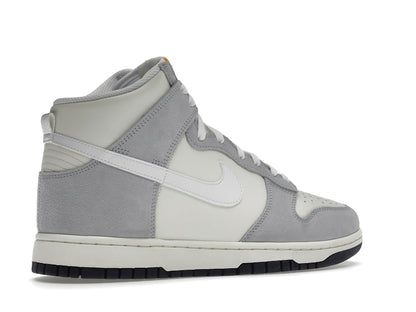 Nike Dunk High Retro Sail Pure Platinum Black White