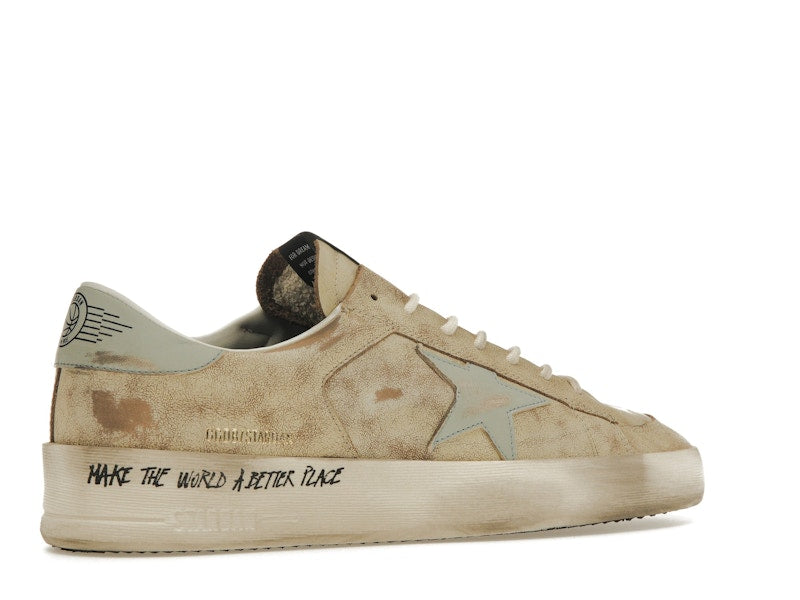 Golden Goose Stardan White Vintage Light Blue