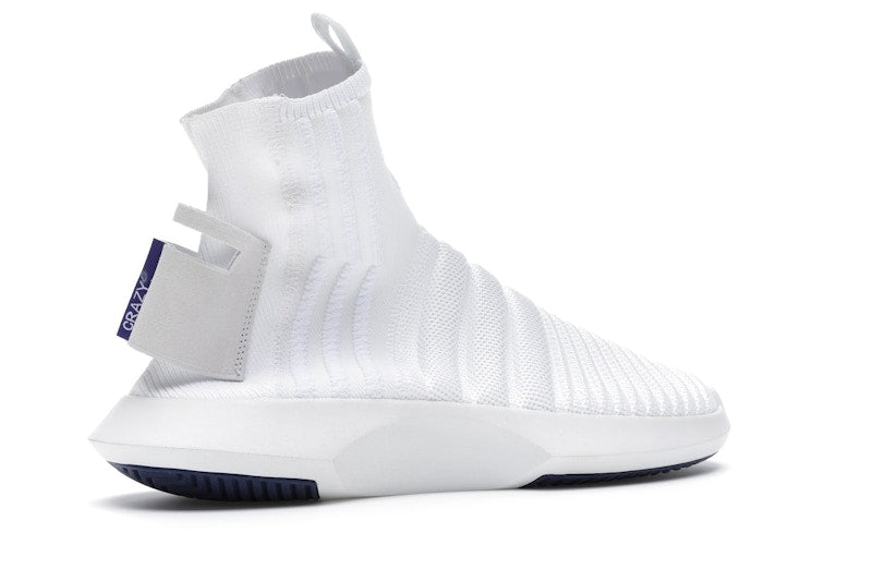 adidas Crazy 1 Adv Sock Footwear White Real Purple