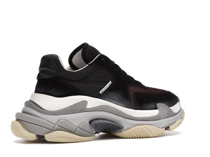 Balenciaga Triple S Black Burgundy