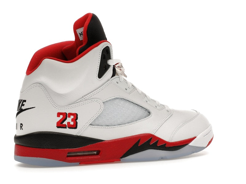 Jordan 5 Retro Fire Red Black Tongue (2025)