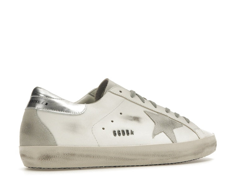 Golden Goose Super-Star White Silver