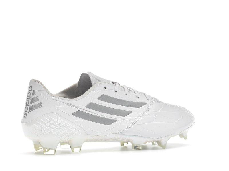 adidas Adizero F50 4 Leather FG White Silver Metallic