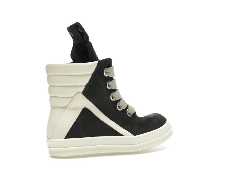 Rick Owens Geobasket Jumbo Lace High Black Milk (Women's)