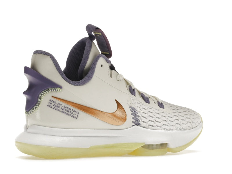 Nike LeBron Witness 5 Summit White Metallic Bronze